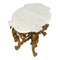 Tavolo vintage con ripiano in marmo di Luigi Filippo, Francia, Immagine 7