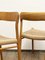 Mid-Century Danish Model 75 Chairs in Oak by Niels O. Møller for J.L. Møllers Møbelfabrik, 1950s, Set of 2 9