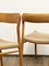 Sedie modello 75 Mid-Century in quercia di Niels O. Møller per Jl Møllers Furniture Factory, Danimarca, anni '50, set di 2, Immagine 9