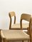 Mid-Century Danish Model 75 Chairs in Oak by Niels O. Møller for Jl Møllers Furniture Factory, 1950s, Set of 4 8