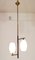 Lámpara de suspensión de Stilnovo, Italia, años 50, Imagen 5
