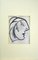 Pablo Picasso, Studie für den Kopf eines Mannes, Lithographische Vorskizze für Giernica 1