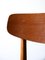 Silla danesa de madera de teca refinada, años 60, Imagen 6