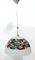 Postmodern White and Colored Blown Glass and Chrome-Plated Metal Pendant Light from La Murrina, 1980s, Image 1