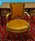 Bürostuhl aus Leder im Louis XVI Stil, 1950er 1