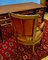 Silla de oficina estilo Luis XVI de cuero, años 50, Imagen 2