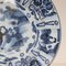 Antiker blau-weißer Teller aus Steingut, 1690er 3