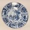Antique Blue and White Plate in Earthenware, 1690s 5