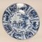 Antique Blue and White Plate in Earthenware, 1690s, Image 5