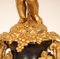 Candelabros franceses victorianos de mármol negro, dorado, dorado, siglo XIX. Juego de 2, Imagen 2