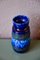 Fat Lava Style Blue Vase from Scheurich, 1960s 4