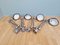 Vintage Lamps in Brushed Steel by Jean-Louis Domecq for Jieldé, Set of 4 17