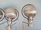 Vintage Lamps in Brushed Steel by Jean-Louis Domecq for Jieldé, Set of 4 10