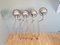 Vintage Lamps in Brushed Steel by Jean-Louis Domecq for Jieldé, Set of 4 3