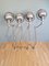 Vintage Lamps in Brushed Steel by Jean-Louis Domecq for Jieldé, Set of 4 23