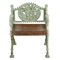 Small Carved Cast Iron Bench, Image 2