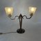 Art Deco Double Arm Lamps by Degué, 1940s, Set of 2, Image 10