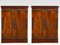 Figured Mahogany Cabinets, Set of 2 1