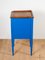 Vintage Side Table in Patina-Blue 4
