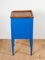 Vintage Side Table in Patina-Blue, Image 4