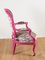 Vintage Armchair in Patina Pink 2