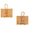 French Riviera Coat Hooks in Rattan and Bamboo, 1960s, Set of 2, Image 1