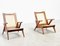 French Sculptural Lounge Chairs, 1950s, Set of 2 2