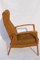 Lounge Armchair with Fabric Upholstery, 1950s 4