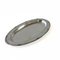 Small Silver Plated Oval Tray X-Design, Sweden, 1900s 4