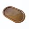 Small Copper Oval Tray with Arrows and Crown Engraving, Sweden, 1900s, Image 1