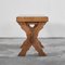 Sculptural Cross Legged Side Table in Wood, 1940s 4