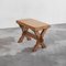 Sculptural Cross Legged Side Table in Wood, 1940s 2