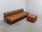 Ds80 Patchwork Leather Daybed with Matching Pouf from de Sede, 1970s, Set of 2 14