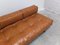 Ds80 Patchwork Leather Daybed with Matching Pouf from de Sede, 1970s, Set of 2 11