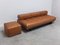 Ds80 Patchwork Leather Daybed with Matching Pouf from de Sede, 1970s, Set of 2 17