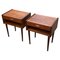 Dänische Mid-Century Teak Nachttische, 1963, 2er Set 1