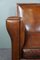 Art Deco Sheep Leather Armchair 9