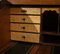 Victorian Mahogany Cylinder Library Desk, England, 1850s 33