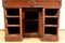 Victorian Mahogany Cylinder Library Desk, England, 1850s 46