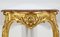 Napoleon III Louis XV Style Wall Console in Gilded Wood, Mid-19th Century, Image 8