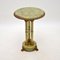 Antique French Onyx and Gilt Metal Occasional Side Table, 1900s, Image 2