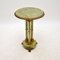 Antique French Onyx and Gilt Metal Occasional Side Table, 1900s 1