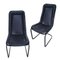 Mid-Century Metal Chairs with Skai Seats, Set of 2 1