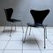 Model 3107 Dining Chairs by Arne Jacobsen for Fritz Hansen, Denmark, 1960s, Set of 2 2