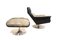 Siesta 62 Lounge Chair with Ottoman by Jacques Brule for Hans Kaufeld, 1960s, Set of 2 3