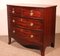 Small Mahogany Bowfront Chest of Drawers, 1800s 8