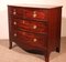 Small Mahogany Bowfront Chest of Drawers, 1800s, Image 8