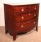 Small Mahogany Bowfront Chest of Drawers, 1800s, Image 4