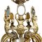 Goldener Kronleuchter aus Bronze, 1. Hälfte 20. Jh. 8