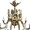 First Half of the 20th Century Golden Bronze Chandelier 5